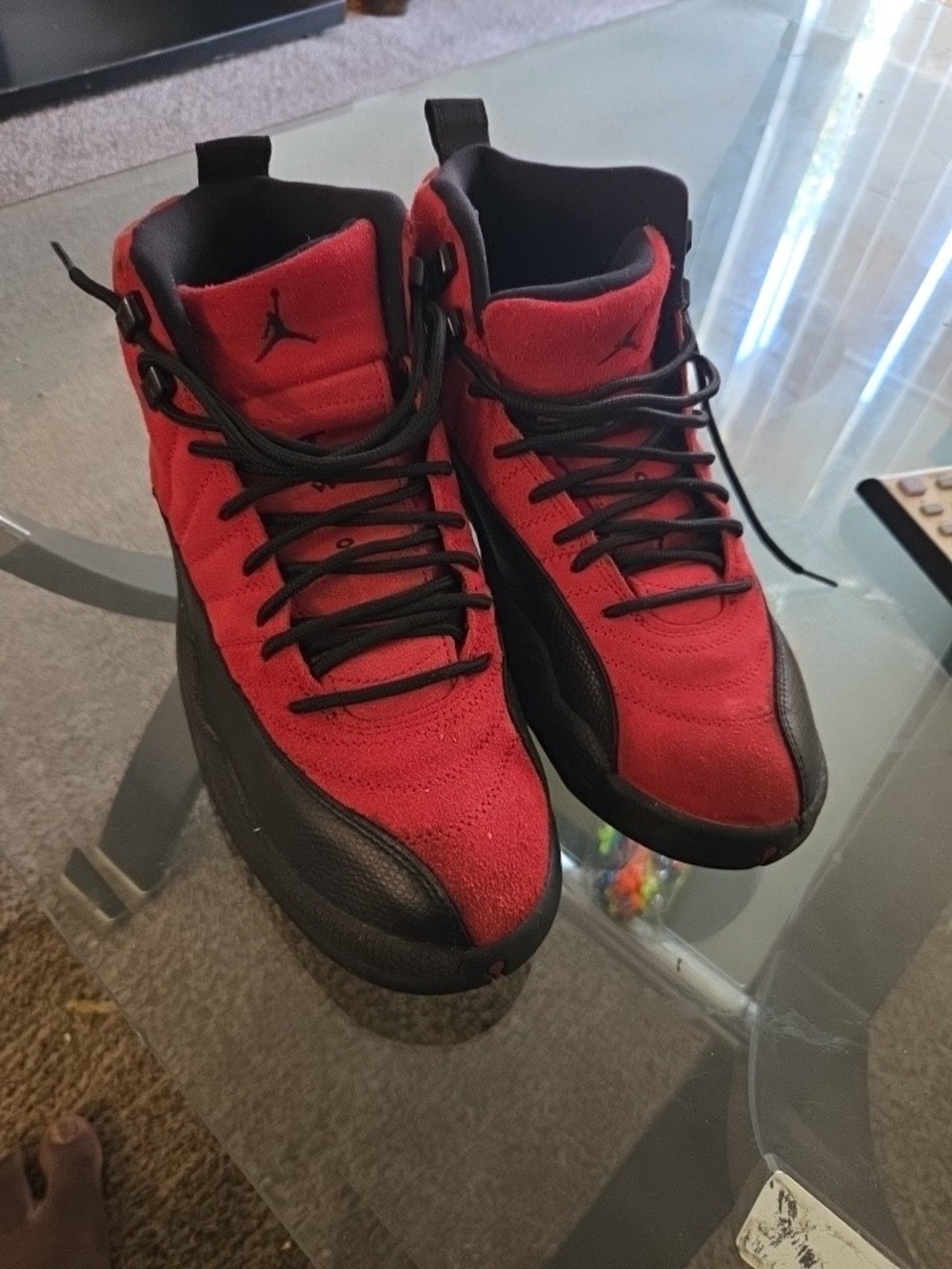 Jordan Air Jordan 12 Retro Reverse Flu Game Varsity Red/Black CT8013-602 Size 9